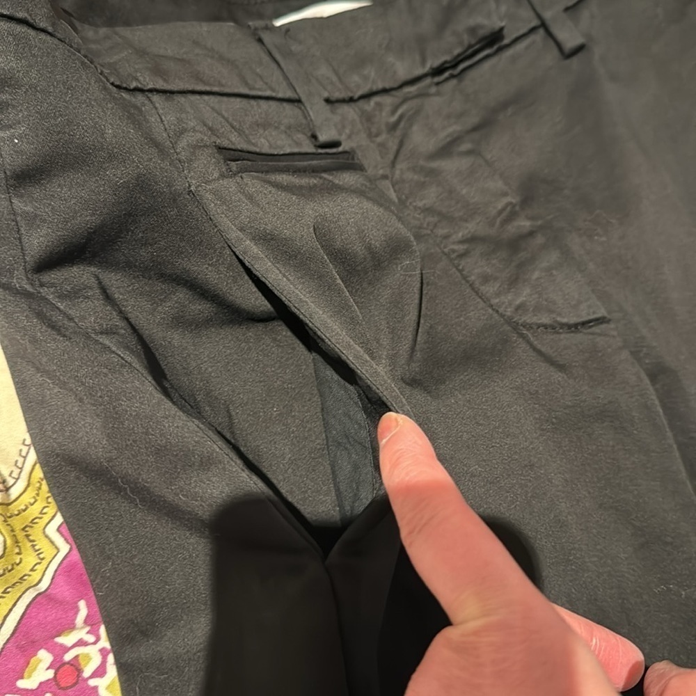 Dondup Made in Italy black slim cropped pants women’s size 27 - Picture 7 of 16